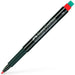Перманентен флумастер Faber-Castell Multimark 1513 F Червен