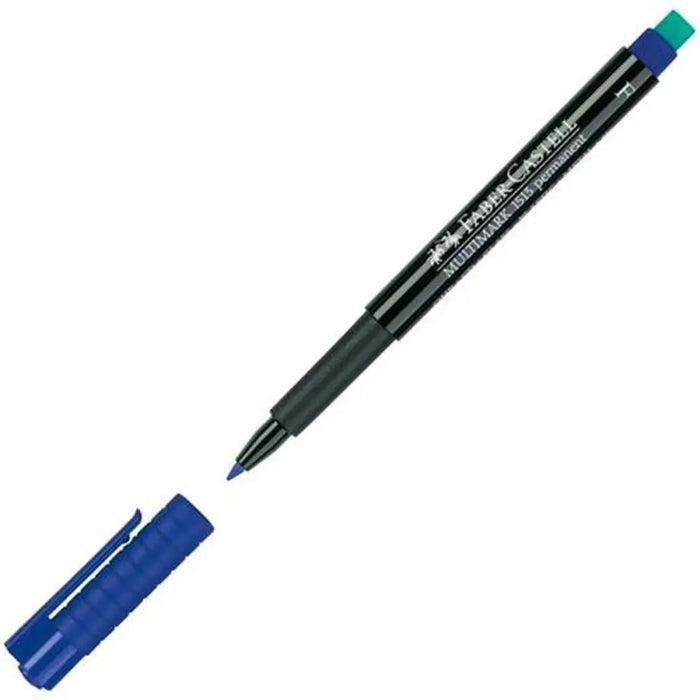 Перманентен флумастер Faber-Castell Multimark 1513 F Син