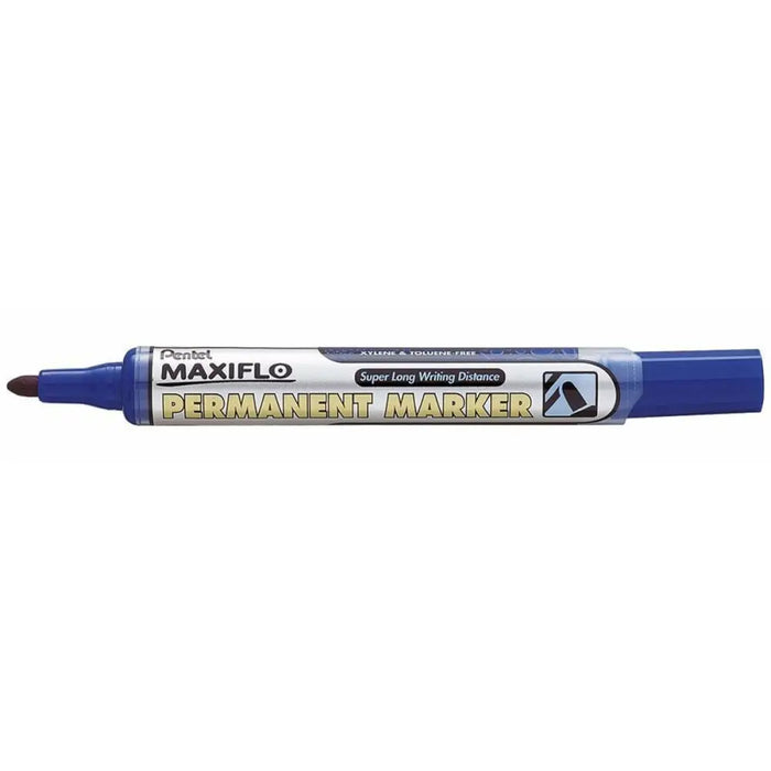 Перманентен флумастер Pentel Maxiflo NLF50 Син 12 Части (12
