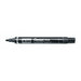 Перманентен флумастер Pentel N50-BE Черен 12 Части