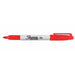 Перманентен флумастер Sharpie Fine Point Червен (12 броя)