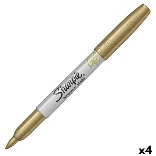 Перманентен флумастер Sharpie METALLIC Злато 1,4 mm (4 броя)