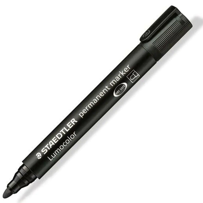 Перманентен флумастер Staedtler Lumocolor 352-9 Черен (10
