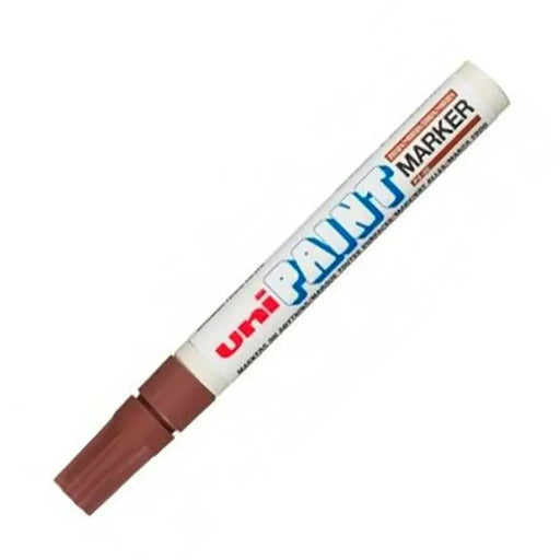 Перманентен флумастер Uni-Ball PX-20 Кафяв (12 броя)