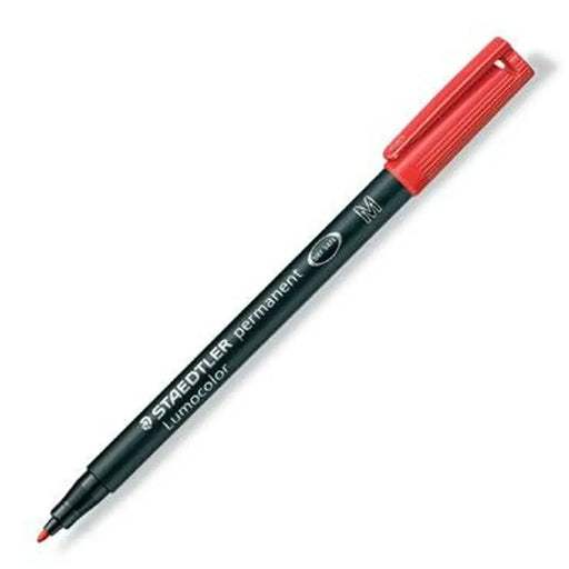 Перманентен флумастер Staedtler Lumocolor 317-2 M Червен