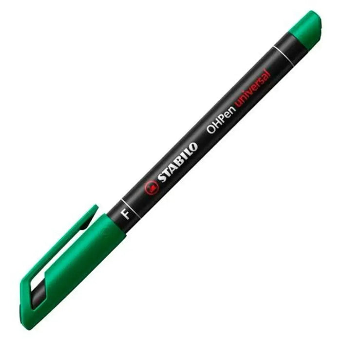 Перманентен флумастер Stabilo Зелен 0,7 mm 10 Части