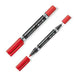 Перманентен флумастер Staedtler Lumocolor 348 Двоен Червен