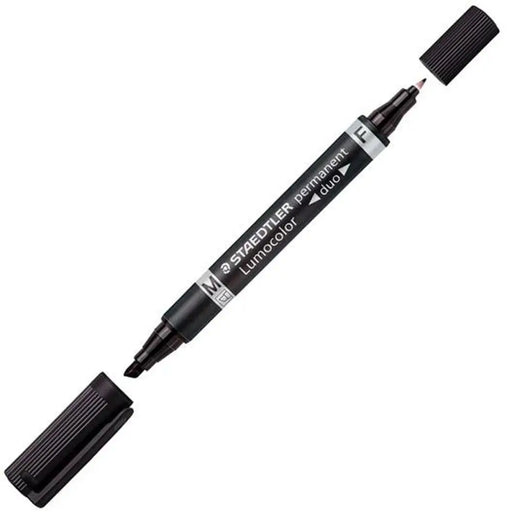 Перманентен флумастер Staedtler Lumocolor 348 Черен (10