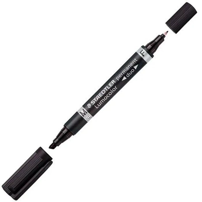 Перманентен флумастер Staedtler Lumocolor 348 Черен (10