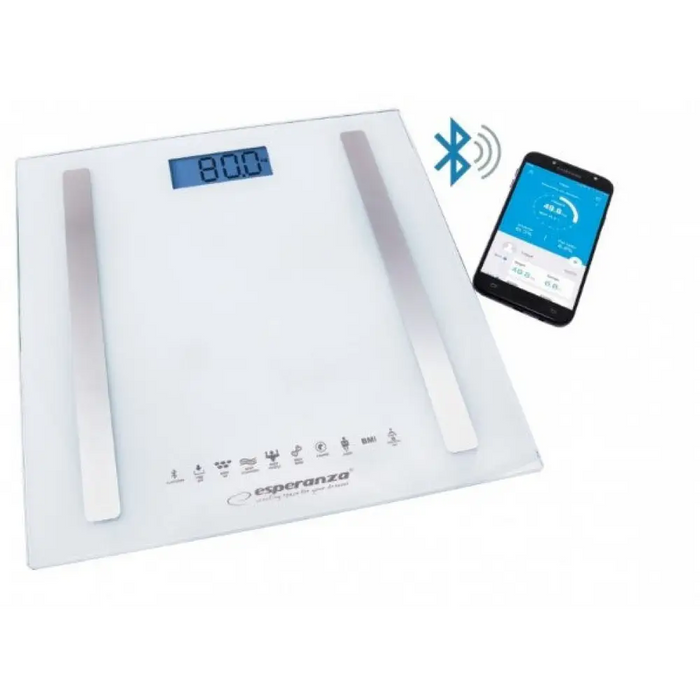 Персонална везна Esperanza EBS016W Square White Електронна