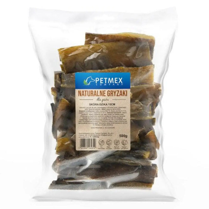 PETMEX Кожа от глиган - лакомство за кучета - 500гр