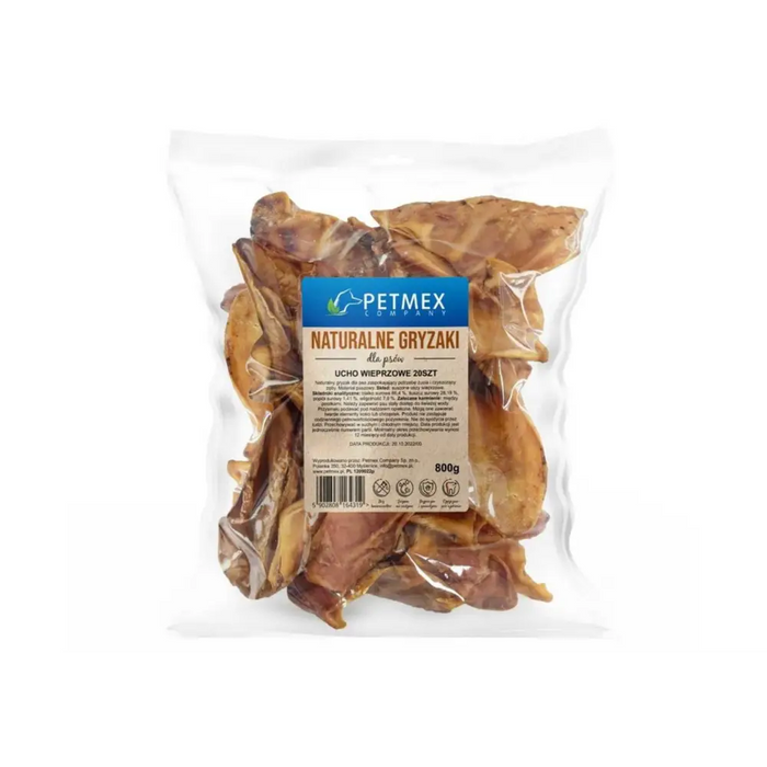 PETMEX Свински уши - дъвка за кучета - 20 бр.