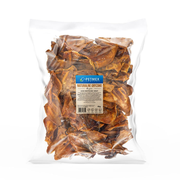 Лакомство за кучета PETMEX свински уши – 100 бр.