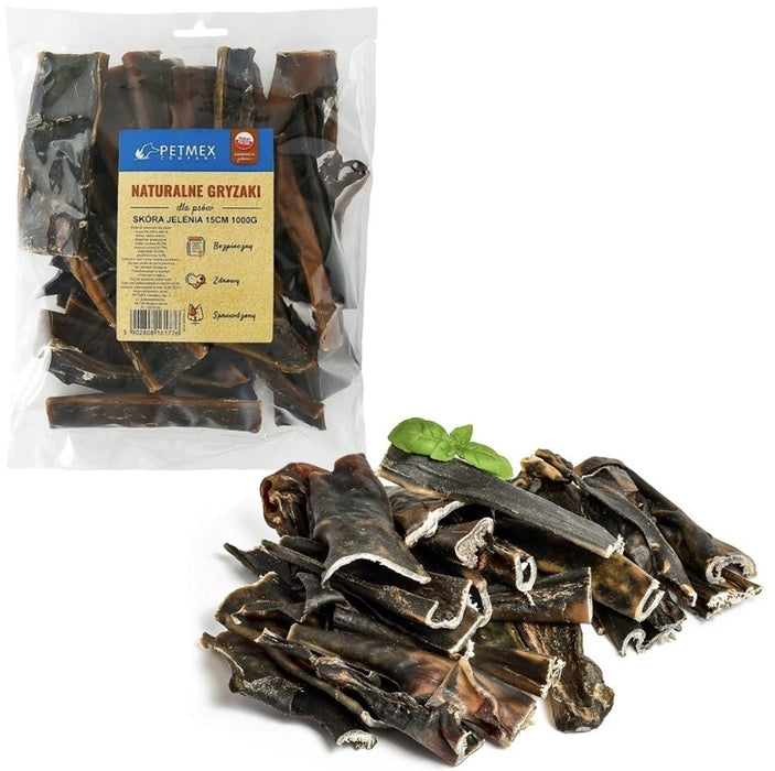 PETMEX Лакомство за кучета с еленова кожа - 1 кг