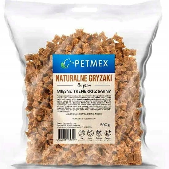 PETMEX Лакомства от сърна - лакомство за кучета - 500 г