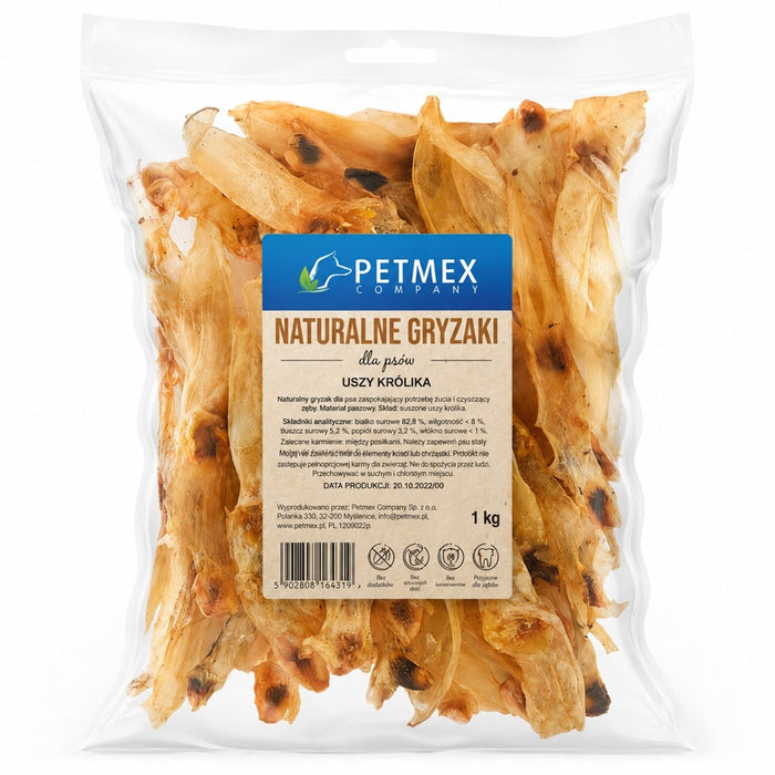 PETMEX Уши Кролика 1кг