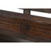 Пейка Home ESPRIT Тъмно сив тиково дърво 196 x 68 x 82 cm