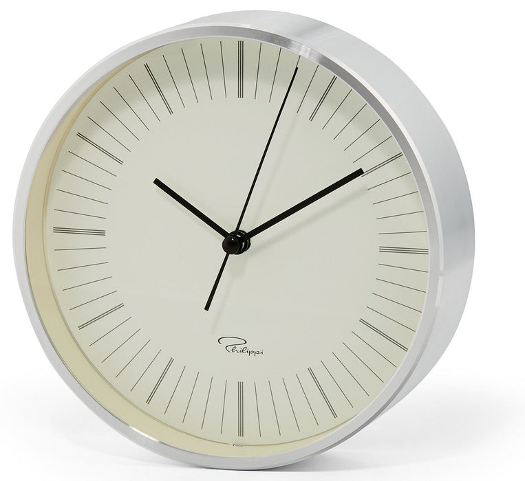 Стенен часовник Philippi - Tempus, бял, 31 cm