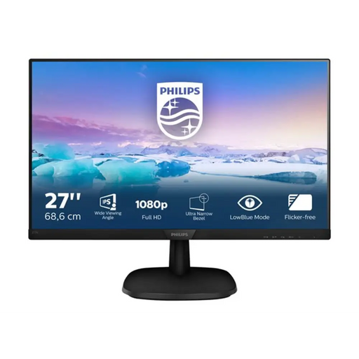 Philips 27 LED IPS Full HD VGA DVI HDMI черен
