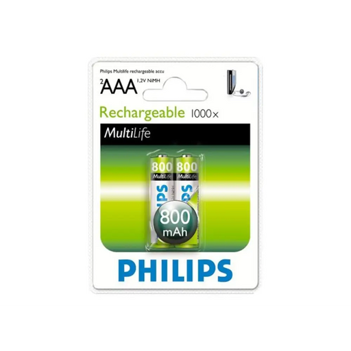 Philips Акумулаторна батерия LR03 AAA 800 mAh 2 блистера