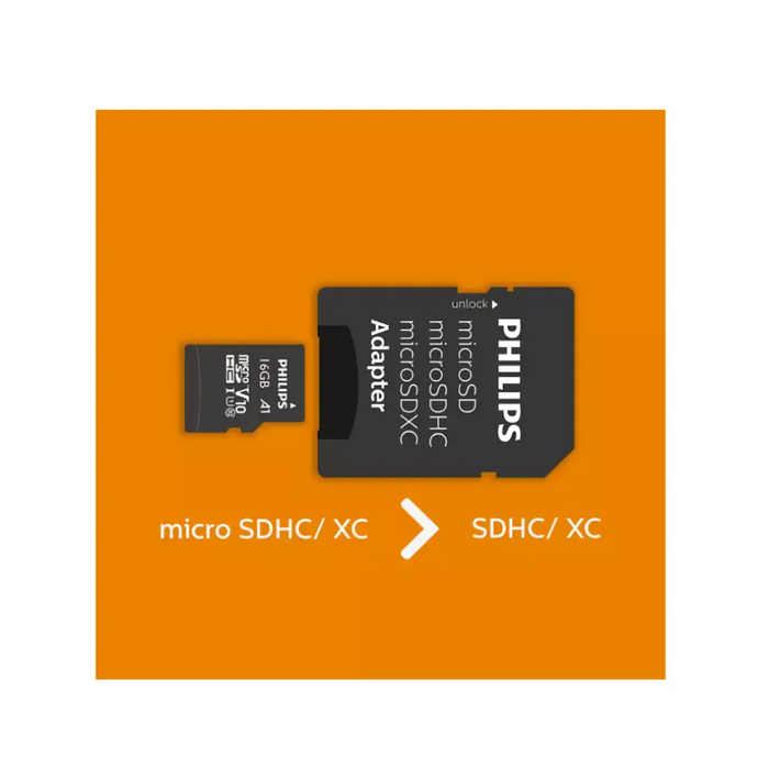 Philips Micro SDHC Card 16GB Class 10