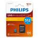 Philips micro SDXC 512GB Class 10 UHS-I U3