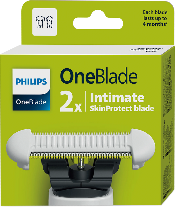 Резервни ножчета за бръснене OneBlade Intimate, мъже, 2 бр