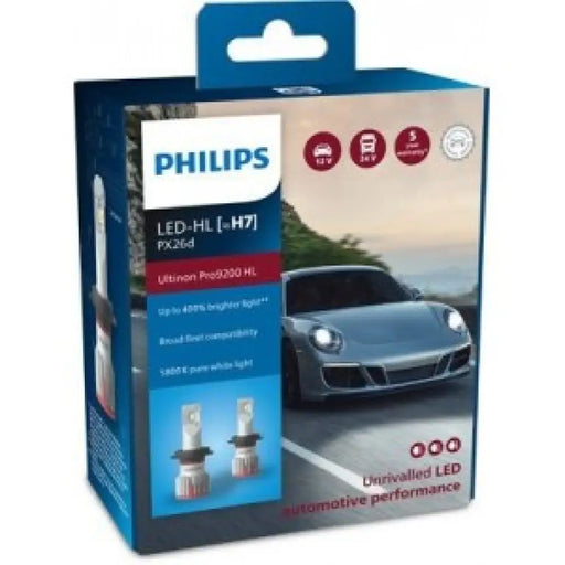 PHILIPS ULTINION PRO9200HL H7 5800K 21W 12V CARTON BOX X2