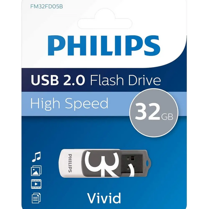 Philips USB 2.0 32GB Vivid Edition