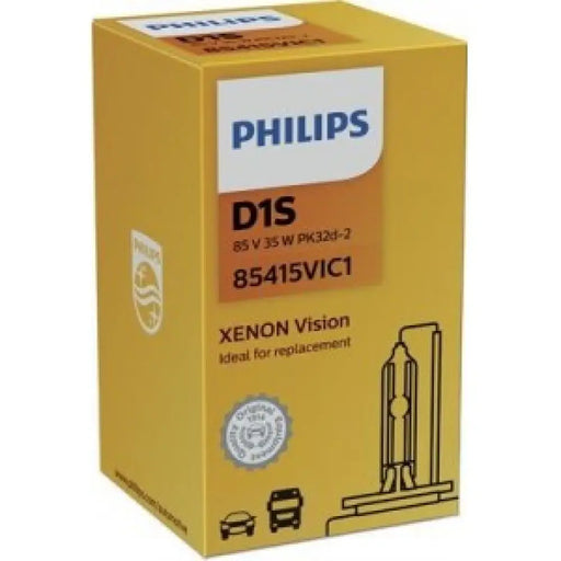 PHILIPS VISION D1S 4400K 35W 85V CARTON BOX 1 PCS