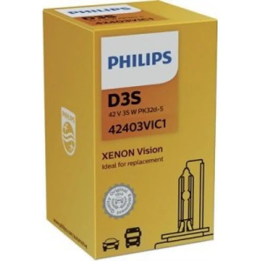 PHILIPS VISION D3S 4400K 35W 42V CARTON BOX 1 PCS