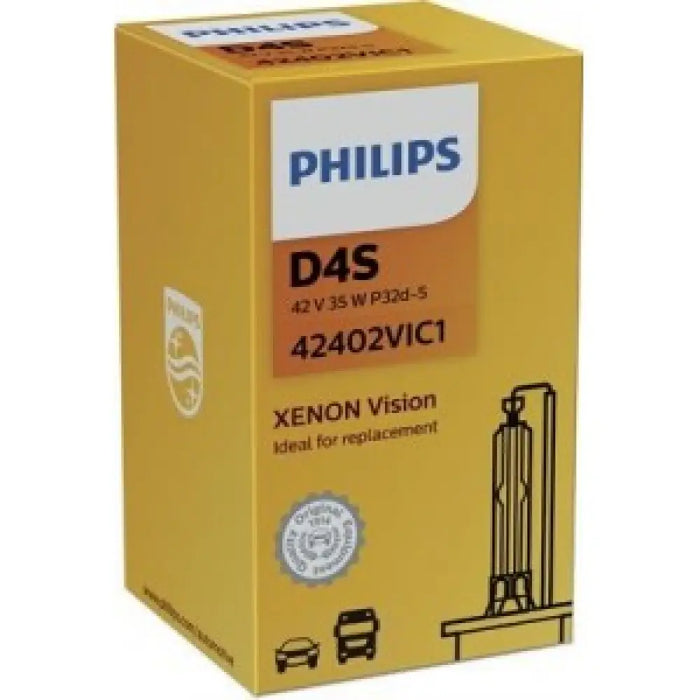 PHILIPS VISION D4S 4400K 35W 42V CARTON BOX 1 PCS