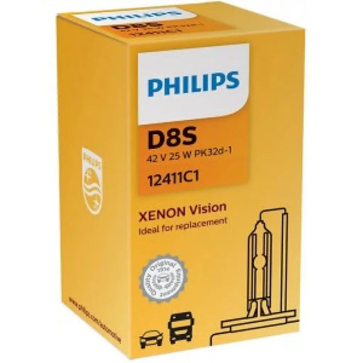 PHILIPS VISION D8S 6200K 25W 42V CARTON BOX 1 PCS