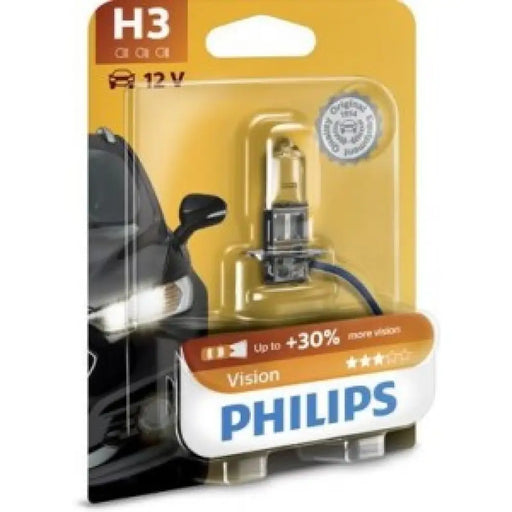 PHILIPS VISION H3 3200K 55W 12V CARTON BLISTER 1 PCS
