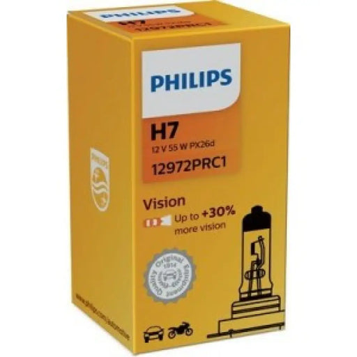 PHILIPS VISION H7 3200K 55W 12V CARTON BLISTER 1 PCS