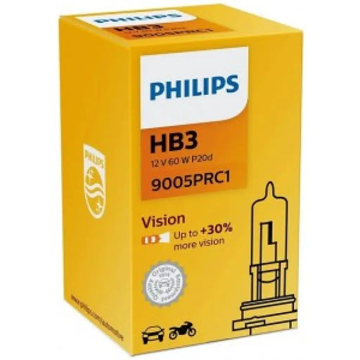 PHILIPS VISION HB3 3200K 60W/65W 12V CARTON BLISTER 1 PCS