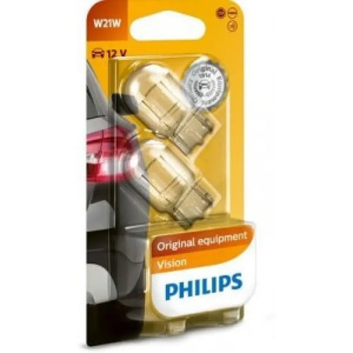 PHILIPS VISION W21W 3200K 21W 12V CARTON BLISTER X2 PCS
