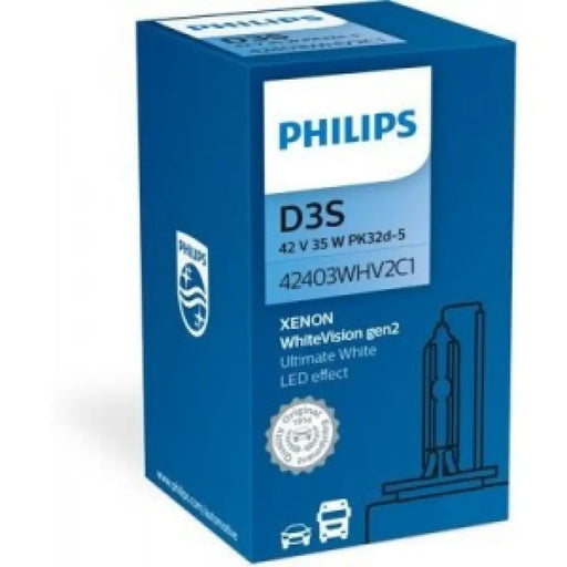 PHILIPS WHITEVISION GEN2 D3S 5000K 35W 42V CARTON BOX 1 PCS