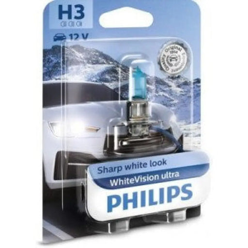 PHILIPS WHITEVISON ULTRA H3 5000K 55W 12V CARTON BLISTER 1