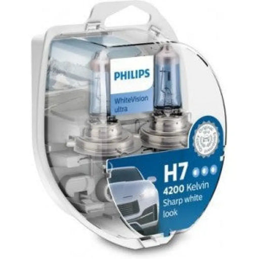 PHILIPS WHITEVISON ULTRA H7 5000K 55W 12V CARTON BLISTER X2