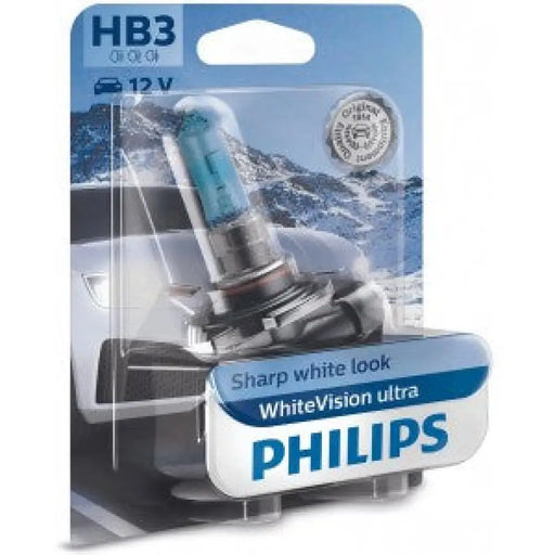 PHILIPS WHITEVISON ULTRA HB3 5000K 60W 12V CARTON BLISTER 1