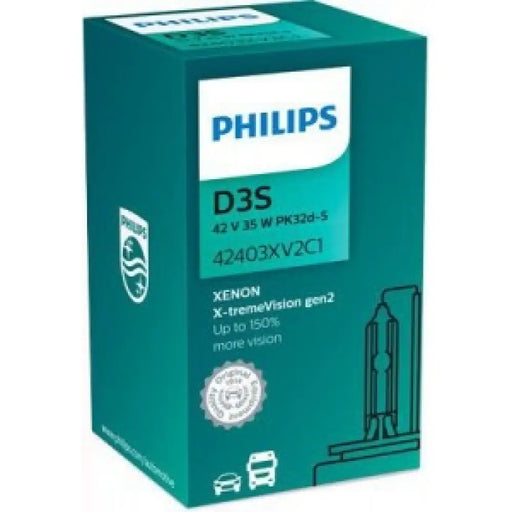 PHILIPS X-TREMEVISION GEN2 D3S 4800K 35W 42V CARTON BOX 1