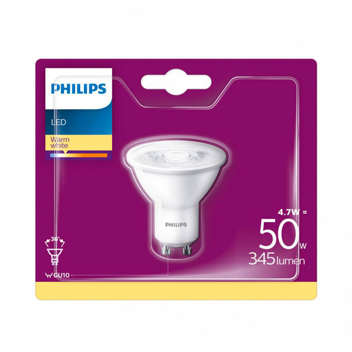 LED КРУШКА PHILIPS GU10 4.7W 345LM 2700K