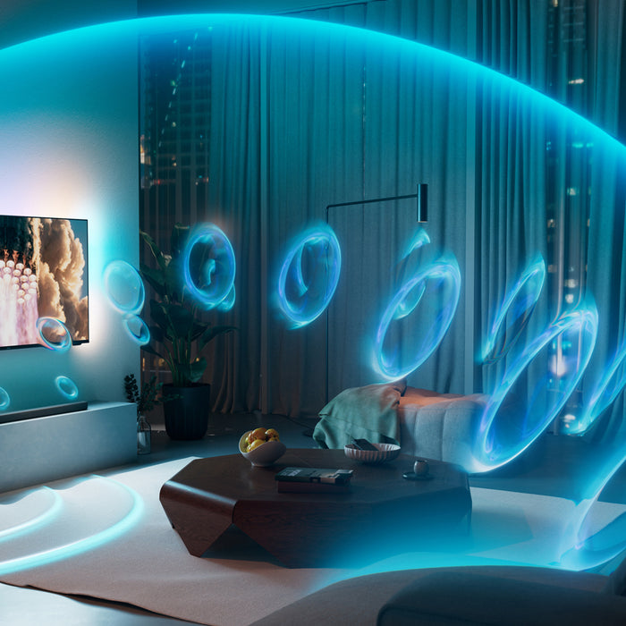 Soundbar система PHILIPS TAB8301/10 БЕЗЖИЧЕН СУБУФЕР, ОБЩА МОЩНОСТ 380 W