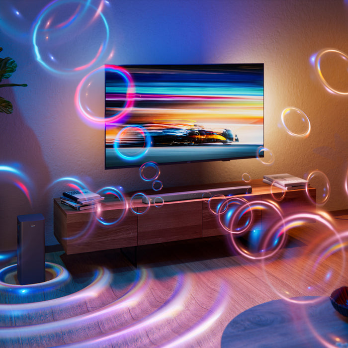 Soundbar система PHILIPS TAB8301/10 БЕЗЖИЧЕН СУБУФЕР, ОБЩА МОЩНОСТ 380 W