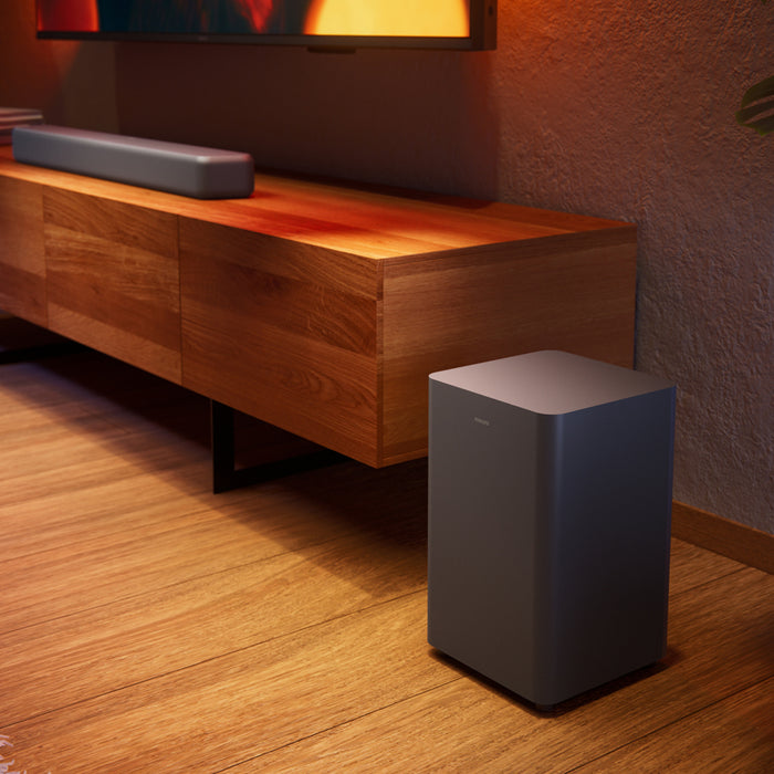 Soundbar система PHILIPS TAB5601 БЕЗЖИЧЕН СУБУФЕР, ОБЩА МОЩНОСТ 290 W