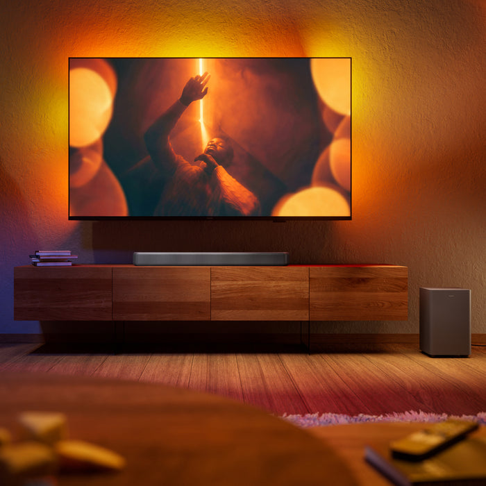 Soundbar система PHILIPS TAB5601 БЕЗЖИЧЕН СУБУФЕР, ОБЩА МОЩНОСТ 290 W