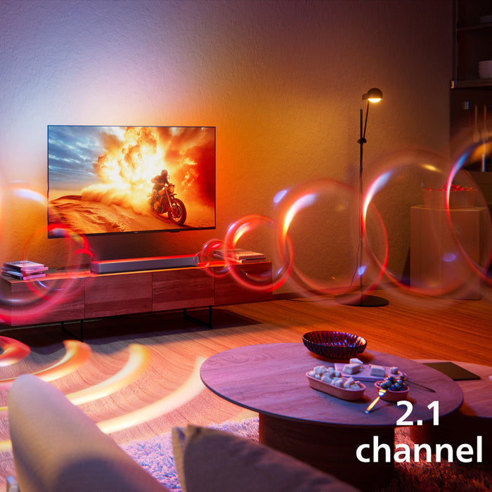 Soundbar система PHILIPS TAB5601 БЕЗЖИЧЕН СУБУФЕР, ОБЩА МОЩНОСТ 290 W