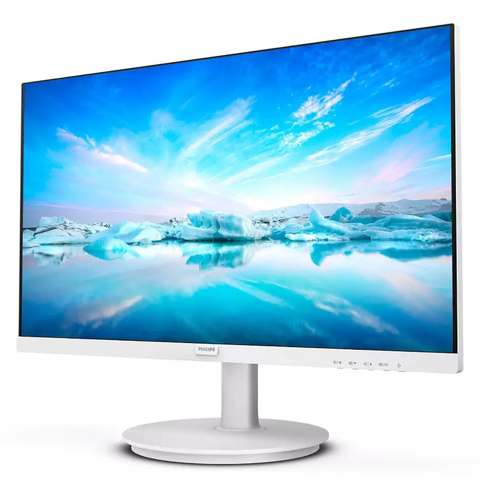 Philips 241V8AW, 23.8" IPS WLED, 1920x1080@75Hz, 4ms GtG, 250cd m/2, 1000:1, Mega Infinity DCR, Adaptive Sync, FlickerFree, Low Blue Mode, 2Wx2, Tilt, D-SUB, HDMI, Бял