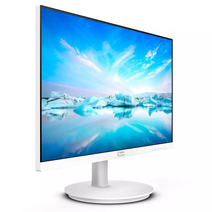 Philips 271V8AW, 27" IPS WLED, 1920x1080@75Hz, 4ms GtG, 250cd m/2, 1000:1, Mega Infinity DCR, Adaptive Sync, FlickerFree, Low Blue Mode, 2Wx2, Tilt, D-SUB, HDMI, Бял
